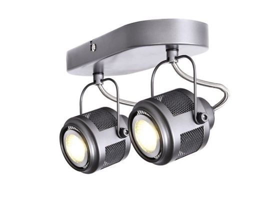 Φωτιστικό Οροφής - Σποτ AR2092W28G 2ΧGU10 28Χ10Χ16 Grey Aca Decor Μέταλλο
