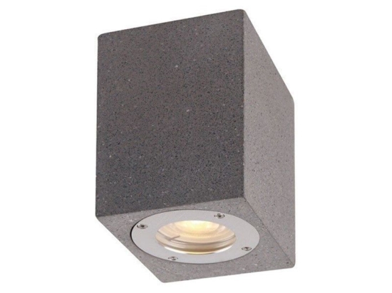 Φωτιστικό Οροφής - Τοίχου MK0531SB IP65 GU10 Black Aca Decor
