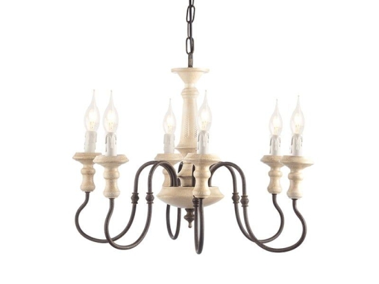 Φωτιστικό Οροφής EG176P60R 6ΧΕ14 D60XH150 Rust Aca Decor Μέταλλο