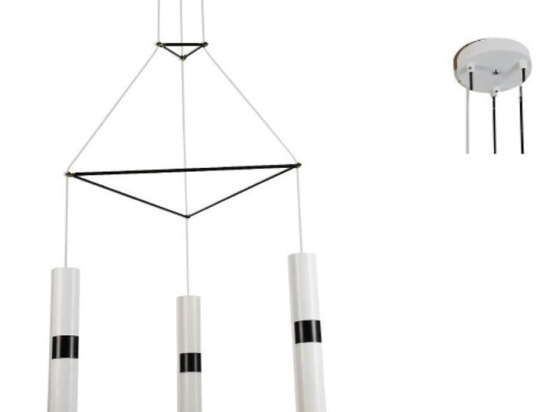 Φωτιστικό Οροφής HM853P56WH 3XGU10 56X49XH150 White Aca Decor Μέταλλο