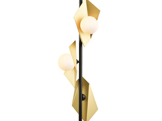 Φωτιστικό Οροφής HL42593P26BG 3ΧG9 26Χ26ΧΗ150 Gold-Black Aca Decor Μέταλλο,Γυαλί
