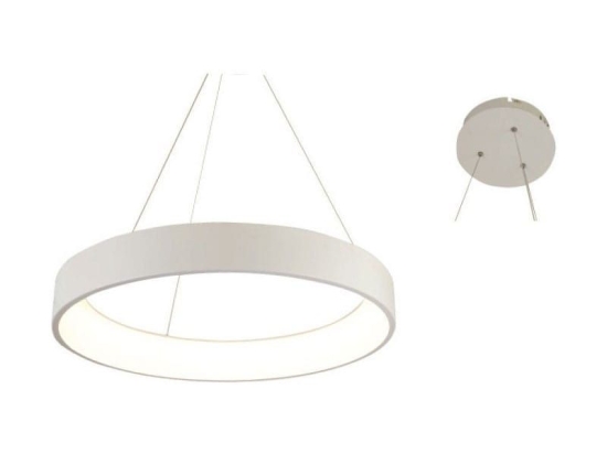 Φωτιστικό Οροφής Led BR81LEDP78WH 80W 3000K 4100lm D78XH120 White Aca Decor Μέταλλο
