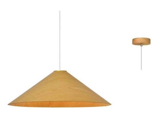 Φωτιστικό Οροφής MQ13P136NW 1Χ GX53 D36XH160 Natural Aca Decor Ξύλο
