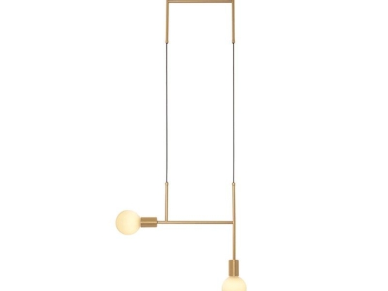 Φωτιστικό Οροφής TNK852P38GD 2ΧΕ27 38X4X110 Gold Aca Decor Μέταλλο