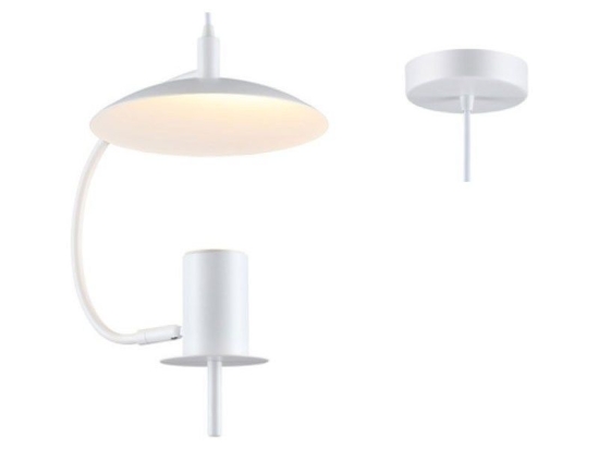 Φωτιστικό Οροφής ZM931P25W 1ΧGU10 D25X20XH100 White Aca Decor Μέταλλο