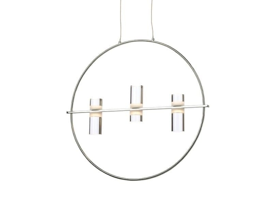 Φωτιστικό Οροφής Led 2835 JNEP12LED53CH 12W 3000Κ 1080lm D53XH173 Chrome Aca Decor Αλουμίνιο