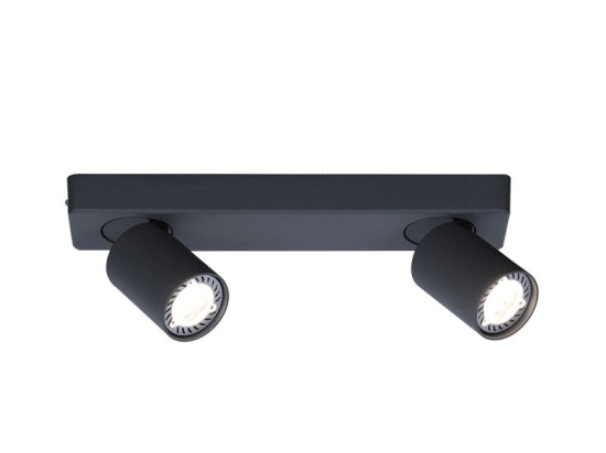 Φωτιστικό Οροφής Σποτ RA302S32BK 2XGU10 32Χ7Χ11 Black Aca Decor Αλουμίνιο
