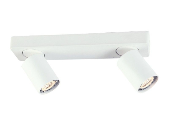 Φωτιστικό Οροφής Σποτ RA302S32WH 2XGU10 32Χ7Χ11White Aca Decor Αλουμίνιο