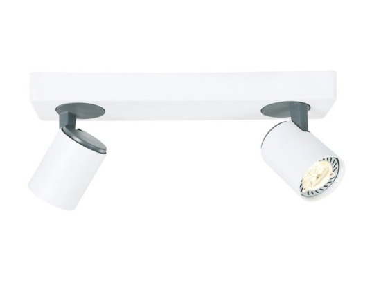 Φωτιστικό Οροφής Σποτ RA312S32WG 2XGU10 32Χ7Χ12 White Aca Decor Αλουμίνιο