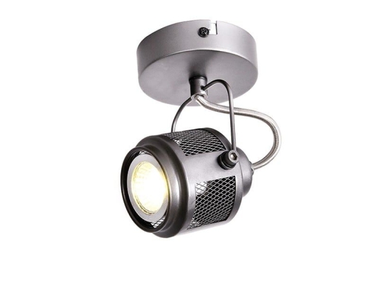 Φωτιστικό Τοίχου - Απλίκα AR2091W16G 1ΧGU10 16Χ9Χ9 Grey Aca Decor Μέταλλο