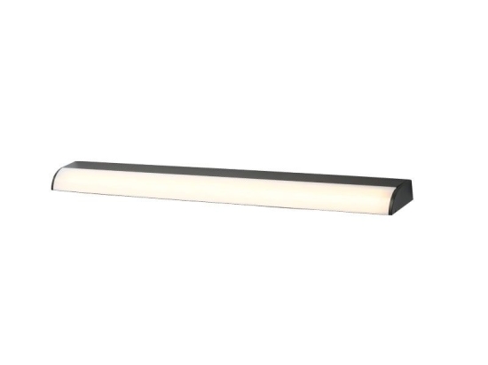 Φωτιστικό Τοίχου - Απλίκα Led PN29LEDW57BK 12W 3000K 780lm IP44 57X7X4 Black Aca Decor Αλουμίνιο