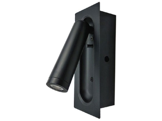 Φωτιστικό Τοίχου - Απλίκα Led SF701LEDB 3W 3200K 190lm Black Aca Decor Μέταλλο