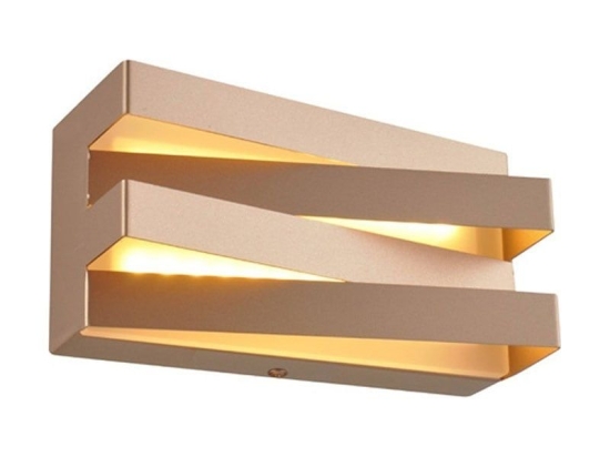 Φωτιστικό Τοίχου - Απλίκα Led V80LEDW20DG 12W 3000K 960lm 20X11X9 Dark Gold Aca Decor Μέταλλο