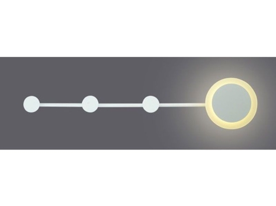 Φωτιστικό Τοίχου - Απλίκα Led ZM71LEDW70WH 7W 3000K 560lm 70Χ7Χ15 White Aca Decor Μέταλλο