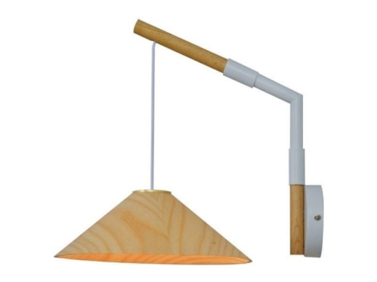 Φωτιστικό Τοίχου - Απλίκα MQ13W130NW 1Χ GX53 30Χ40Χ32 Natural Aca Decor Μέταλλο,Ξύλο