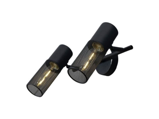 Φωτιστικό Τοίχου - Απλίκα OD602S33BK 2ΧΕ27 33Χ16Χ20 Black Aca Decor Μέταλλο