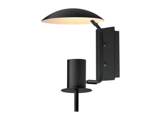 Φωτιστικό Τοίχου - Απλίκα ZM931W30B 1XGU10 18X24X30 Black Aca Decor Μέταλλο