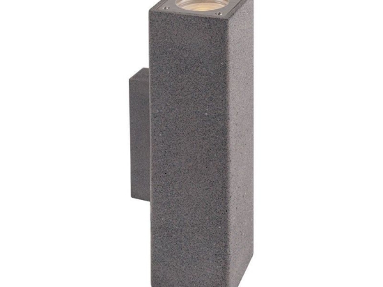 Φωτιστικό Τοίχου - Απλίκα Up-Down MK0022SB IP65 2XGU10 Black Aca Decor