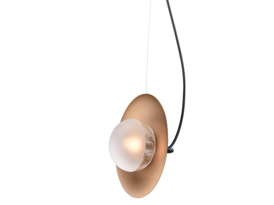 Φωτιστικό Οροφής HL4321P23BB 1ΧG9 20X14ΧΗ122 Brass-Black Aca Decor Μέταλλο,Γυαλί