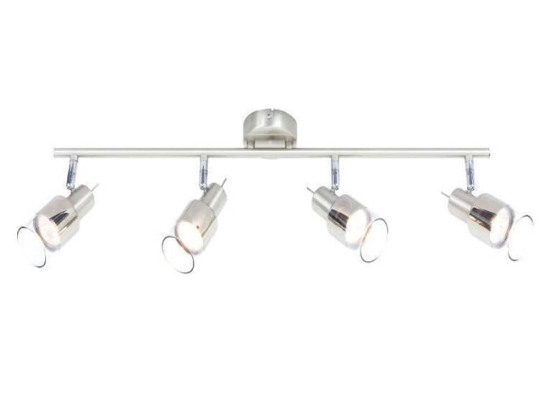 Φωτιστικό Οροφής - Σποτ MC6564 4ΧGU10 Platinum Nickel Aca Decor Μέταλλο