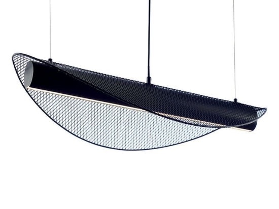 Φωτιστικό Οροφής-Ράγα DCR39212 Led 18W 3000K 1960LM 40X85XH110cm Michelle Black Aca Decor Μέταλλο