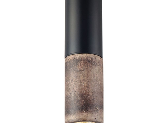 Φωτιστικό Οροφής- Σποτ V372581CBRB 1XGU10 Φ7ΧΗ24CM Placebo Brown - Black Aca Decor Πηλός