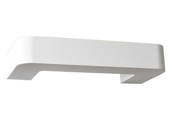 Φωτιστικό Τοίχου - Απλίκα G85191W 1XR7S118mm 32x14,2x5,4CM Foga White Aca Decor Γύψος