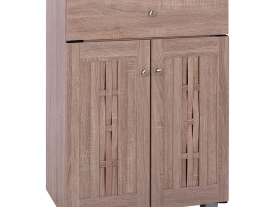 ΠΑΠΟΥΤΣΟΘΗΚΗ-ΝΤΟΥΛΑΠΙ ΞΥΛΙΝΗ IANTHA HM2231.02 SONAMA 60X33,5X84εκ.