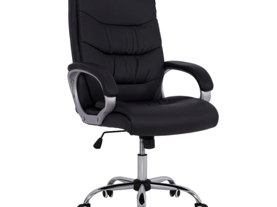 ΚΑΡΕΚΛΑ ΓΡΑΦΕΙΟΥ ZAMORA HM1087.01 ΣΕ ΜΑΥΡΟ ΧΡΩΜΑ 65x68x120 εκ.