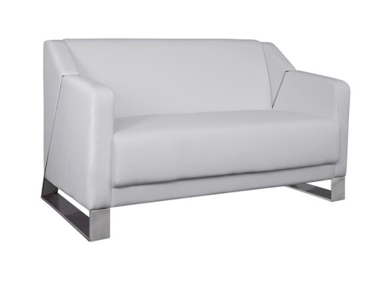 ΚΑΝΑΠΕΣ 2ΘΕΣΙΟΣ KIZZY HM3123.22 ΜΕ ΛΕΥΚΟ PU 128x75x75 εκ.