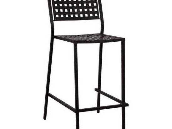 Σκαμπό Μπαρ HM5528.01 Μαύρο 47x58x111cm Μέταλλο