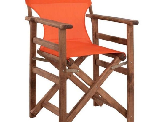 Καρέκλα Σκηνοθέτη Λήμνος Με Textilene 57x54x88,5 HM10368.02 Orange