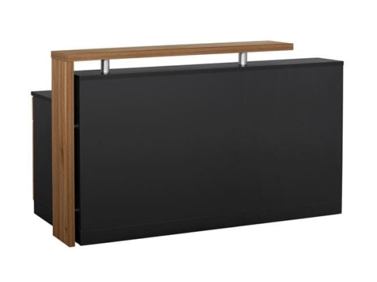 Γραφείο Επαγγελματικό Υποδοχής Supreme Honey Oak - Grey 200X62X104 HM2362