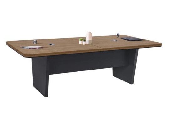 Γραφείο Επαγγελματικό Συνεδριάσεων Honey Oak - Grey 240X120X75 HM2361