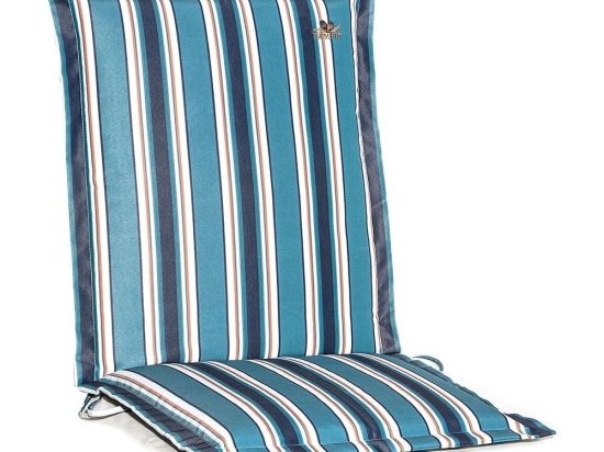 Μαξιλάρι Πολυθρόνας Χαμηλή Πλάτη N4/59 Blue 96x46x6cm Σετ 2τμχ Πολυέστερ