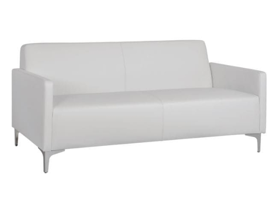 Καναπές 3Θέσιος Nellie HM3159.32 White 163x71x71Υ εκ. Τεχνόδερμα