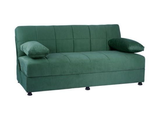 Καναπές Κρεβάτι 3Θέσιος Ege Dark Green 1214 HM3067.07 Βελούδο