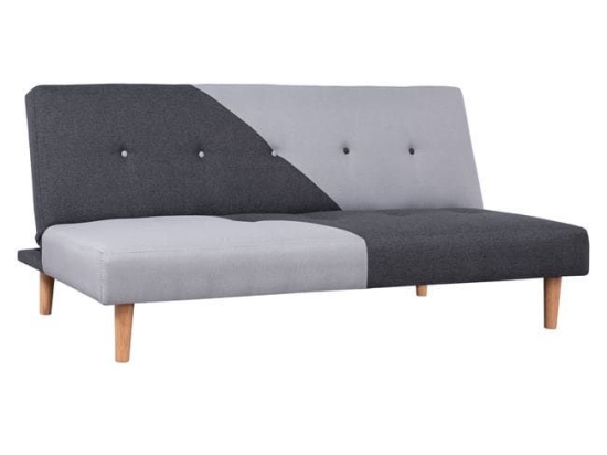 Καναπές Κρεβάτι Dark-Light Grey HM3155 178x87x78 εκ. Ύφασμα