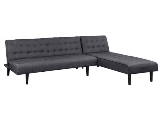Καναπές Κρεβάτι Γωνία Αναστρέψιμη Zelda HM3154.01 Grey254X163X74Y εκ. Ύφασμα