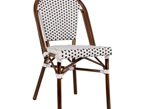 Καρέκλα Bistro White-Black HM5566.01 45x54x90Υεκ.