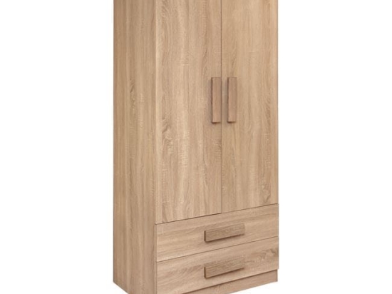 Ντουλάπα Δίφυλλη Playroom Sonama HM11063 80Χ50Χ180Υ εκ. Δίφυλλη Μελαμίνη