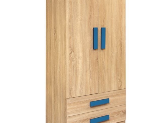 Ντουλάπα Δίφυλλη Playroom Sonama-Cieal HM335+HM336.01 80X50X180εκ. Δίφυλλη Μελαμίνη