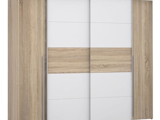 Ντουλάπα Τετράφυλλη Lois HM2369.02 Sonama White 271Χ62Χ210Υεκ. Τετράφυλλη Μελαμίνη