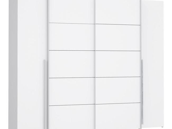 Ντουλάπα Τετράφυλλη Lois HM2369.04 White 271Χ62Χ210Υεκ. Τετράφυλλη Μελαμίνη