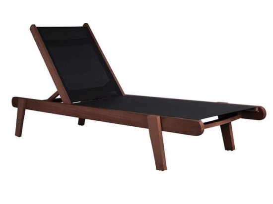 Ξαπλώστρα Επαγγελματική Natural Creta Wallnut & Black HM10356.03