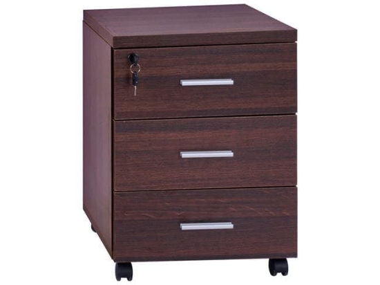 Συρταριέρα Γραφείου Επαγγελματική Wenge HM2048.12 40X40X55Υ εκ.