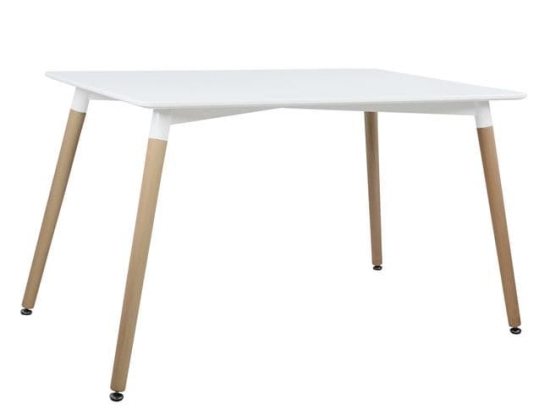 Τραπέζι Minimal 160Χ90X74Υεκ. White Natural HM8697.01 Μέταλλο,Τεχνόδερμα