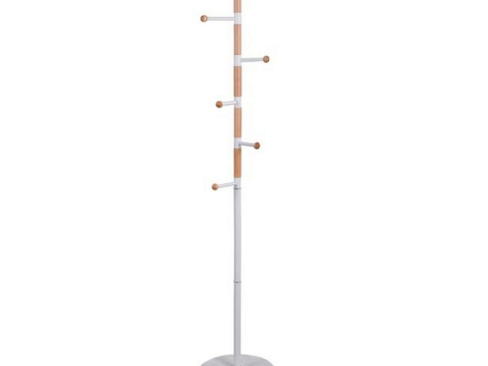 Καλόγερος Mercury HM8609.01 Φ37X176cm Beech-White Μέταλλο,Μάρμαρο