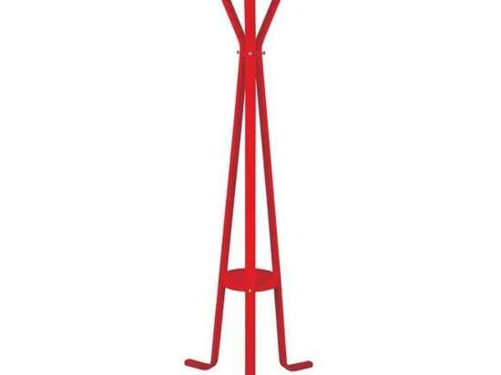 Καλόγερος Stan HM8414.07 55x55x170cm Red Ξύλο