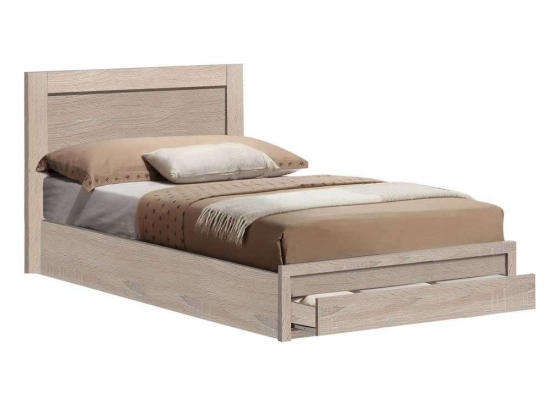 Κρεβάτι Melany Με Συρτάρι HM346.02 90Χ190 cm Sonoma Μονό Ξύλο
